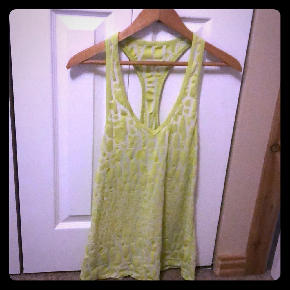 Lululemon tank top.